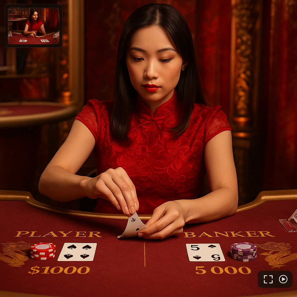 Gxmble - Live Baccarat - Evolution Gaming Live Dealer Game