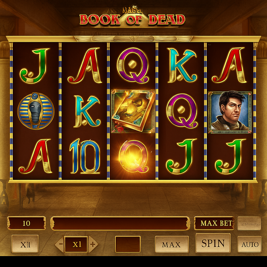 Gxmble - Book of Dead Slot Game - Play'n GO Casino Game