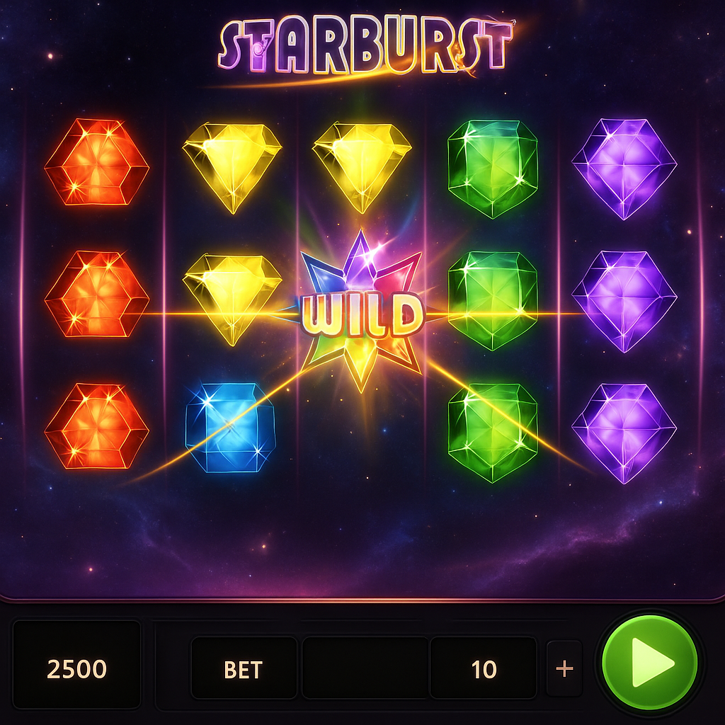 Gxmble - Starburst Slot Game - NetEnt Casino Game